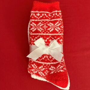 Lane Bryant Cozy Holiday Socks 2‎ pairs One Size NWT